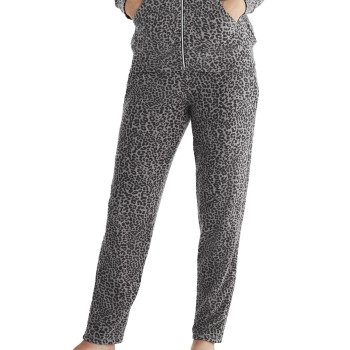 Se Damella Knitted Lounge Pants Leopard Large Dame ved Timarco