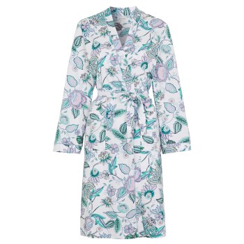 Damella Organic Cotton Robe Blomstret bomuld Large Dame