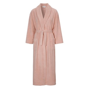 Damella Soft Velour Terry Robe Rosa Small Dame