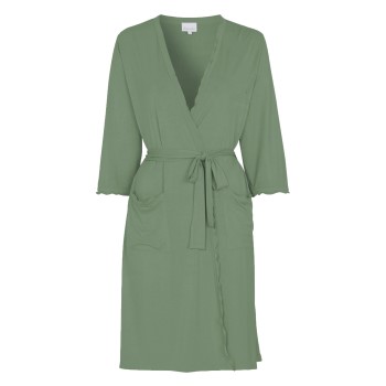 Damella Viscose Plain Wave Robe Lysegrøn Bambus Medium Dame