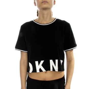 Se DKNY Homewear DKNY Spell It Out SS Top Sort Large Dame ved Timarco