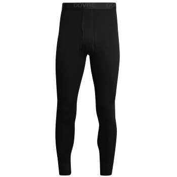 Dovre Long Johns Sort bomuld Small Herre