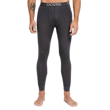 Dovre Organic Wool Long Johns Grå merinould Medium Herre