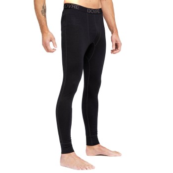 Dovre Wool Long Johns Single Sort uld Medium Herre