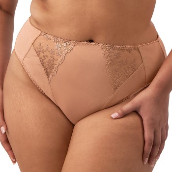 Elomi Trusser Zarla High Leg Brief Beige polyamid Medium Dame