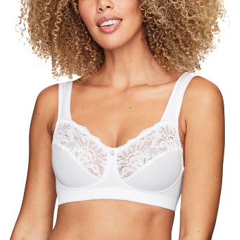 Swegmark Bh Support Soft Bra Hvid B 75 Dame