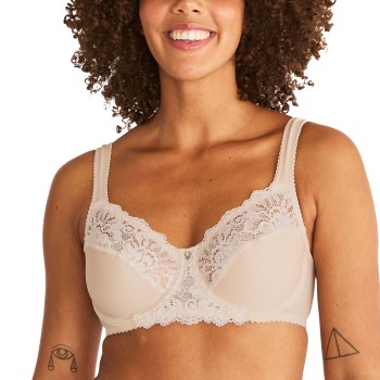 Swegmark Bh Support Wire Bra Beige B 80 Dame