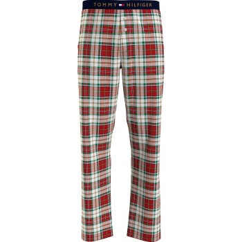 Se Tommy Hilfiger Flannel Pant Rød Mønster  Medium Herre ved Timarco