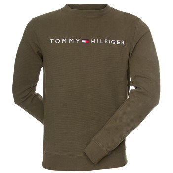 Tommy Hilfiger Tommy Original Track Top LS Militærgrøn  økologisk bomuld Medium Herre