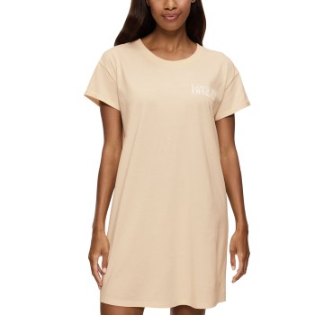 Triumph Nightdress Short Sleeve Creme bomuld 38 Dame