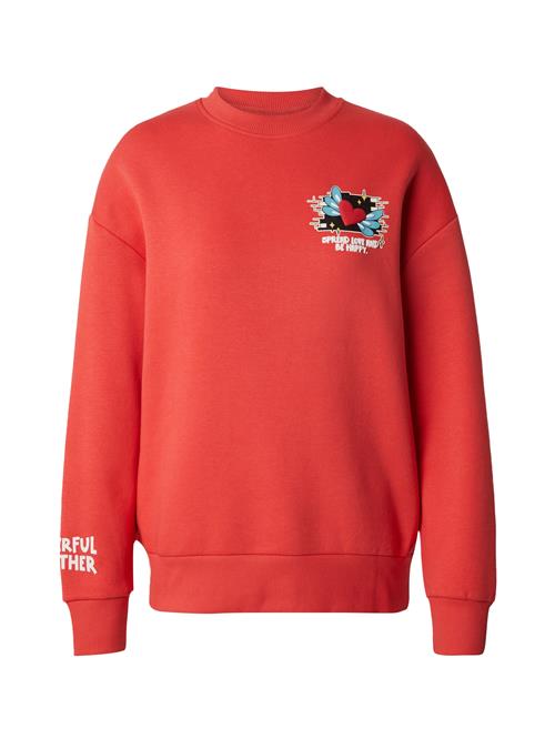 Sublevel Sweatshirt  blå / rød / sort / hvid