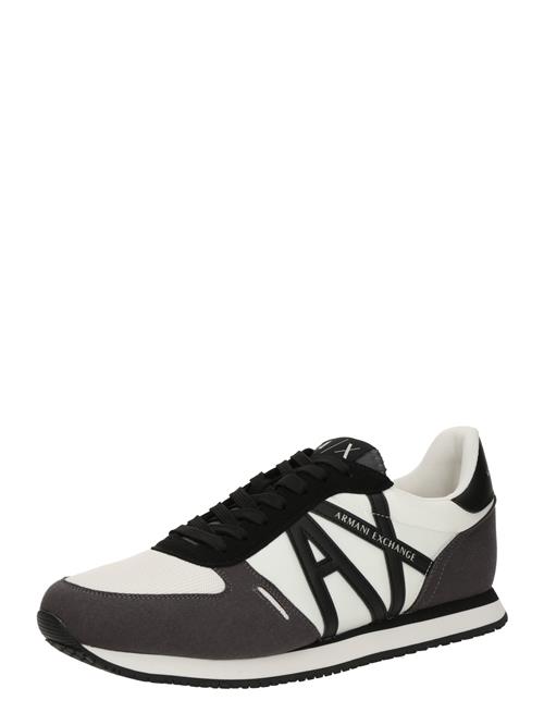 ARMANI EXCHANGE Sneaker low  mørkegrå / sort / offwhite