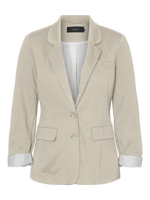 Se VERO MODA Blazer 'HARUKI '  beige / hvid ved About You