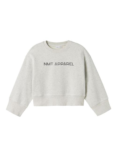 NAME IT Sweatshirt  grå / sort