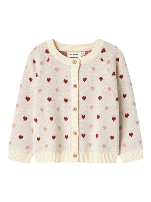 NAME IT Cardigan  beige / pink / rød