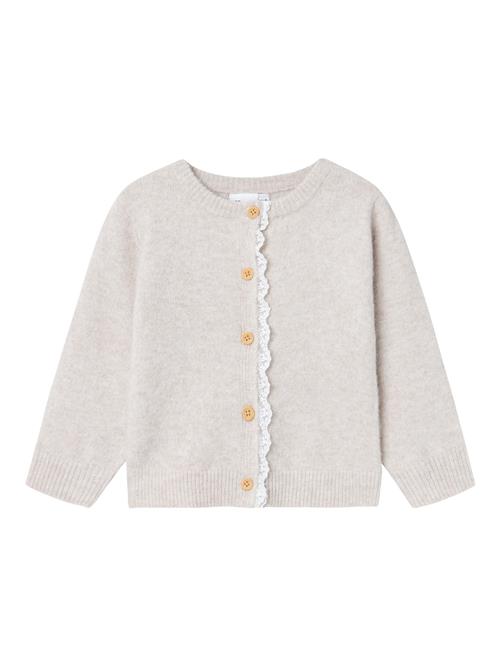 NAME IT Cardigan  sand / hvid