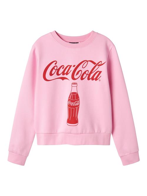 Se NAME IT Sweatshirt  pink / blodrød ved About You