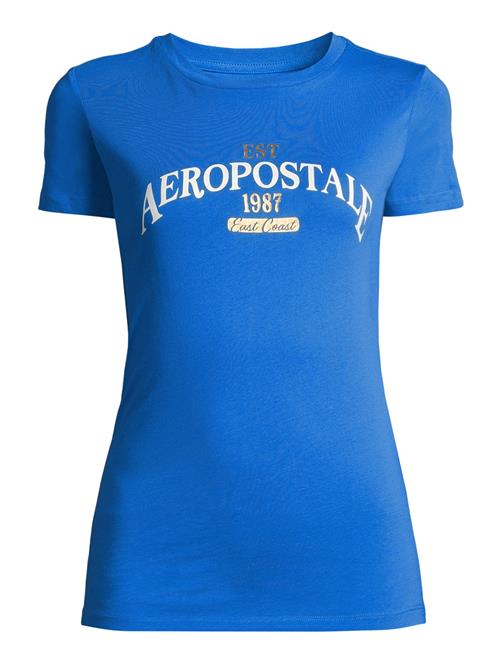 AÉROPOSTALE Shirts  blå / bronze / guld / hvid