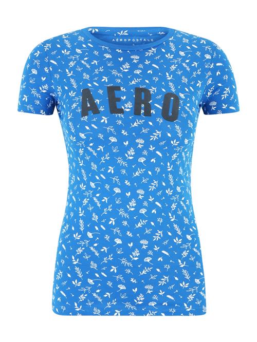 AÉROPOSTALE Shirts 'MAY'  marin / lyseblå / hvid