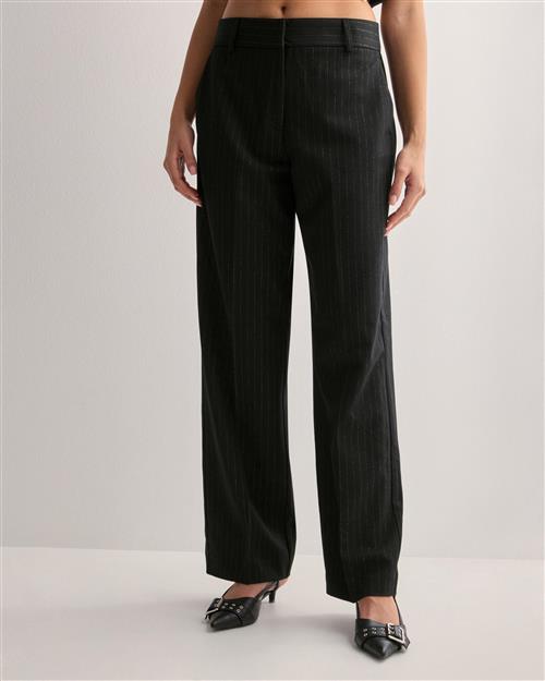 Selected Femme - Sort - Slfeli-Rita Mw Wide Pant