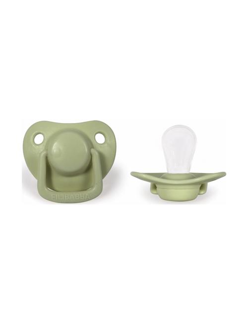 Se Filibabba 2-Pack Pacifiers - Pistachio 0-6 Months Filibabba Green ved Booztlet