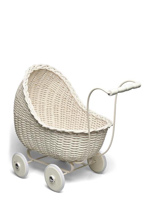 Dolls Stroller, Off. White Smallstuff Beige