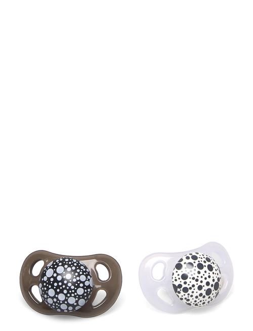 Se Twistshake Twistshake 2X Pacifier Black White 0-6M Twistshake White ved Booztlet