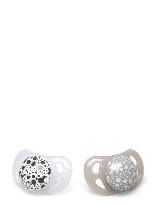 Twistshake 2X Pacifier 0-6M Pastel Grey White Twistshake Grey