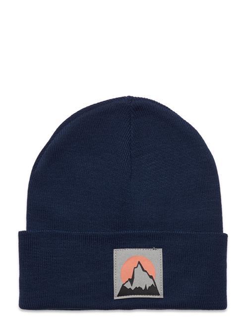 Lindex Knitted Beanie Basic Badge Lindex Blue