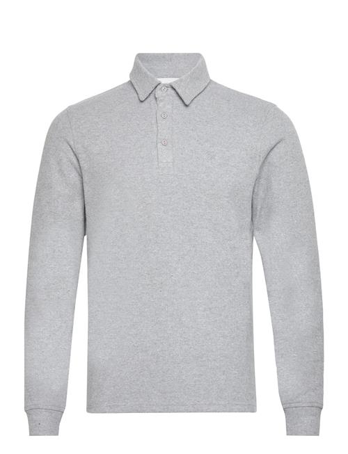 Casual Friday Sebastian Polo Sweat With Emb. Casual Friday Grey