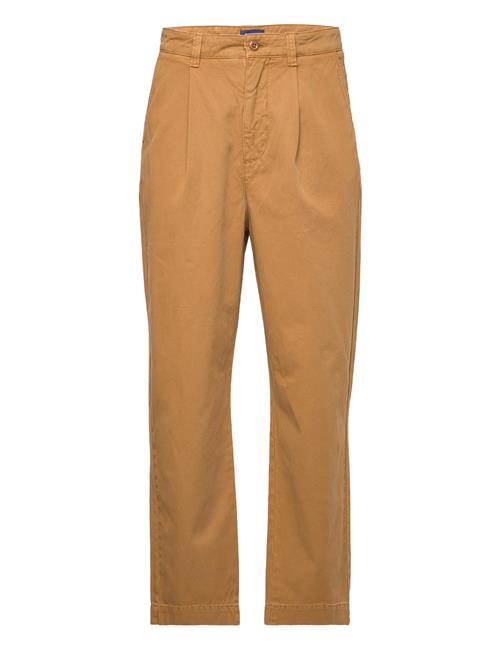 GANT D1. Pleated Chinos GANT Yellow