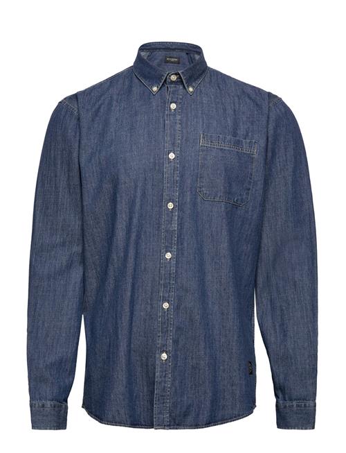 Shine Original Chambray Shirt L/S Shine Original Blue