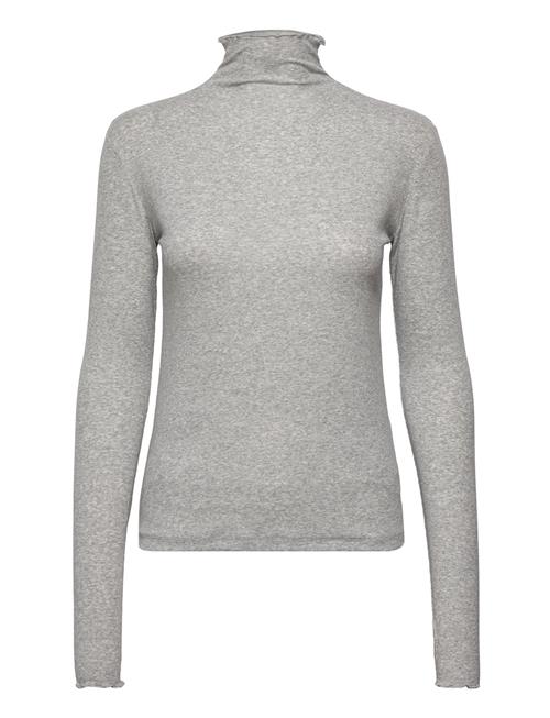 Filippa K Rib Mock Neck Top Filippa K Grey