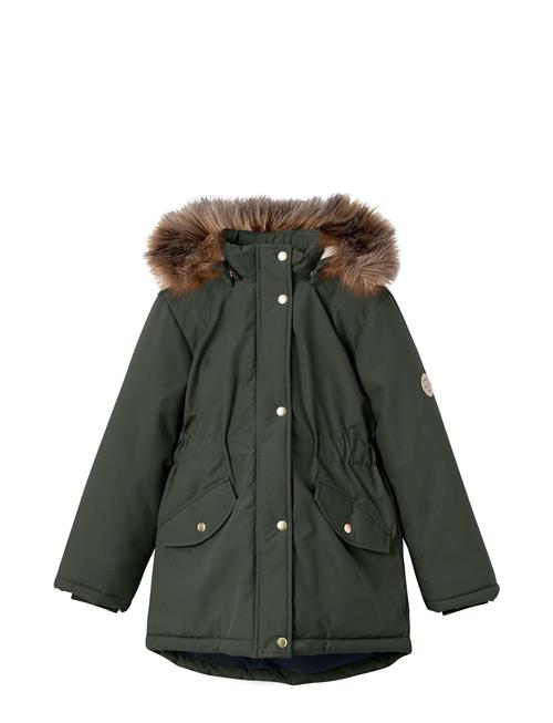 Se name it Nkfmarlin Parka Jacket Pb Fo Name It Khaki ved Booztlet