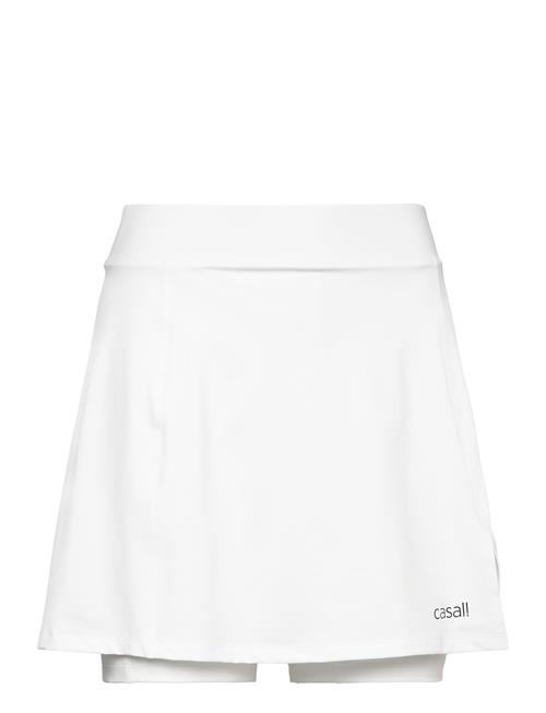 Court Slit Skirt Casall White