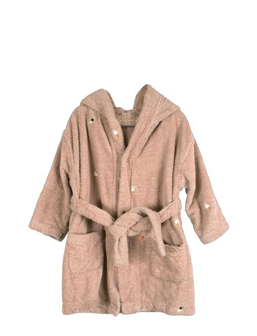 Filibabba Embroidered Bathrobe 3-4 Years - Frappé Filibabba Coral