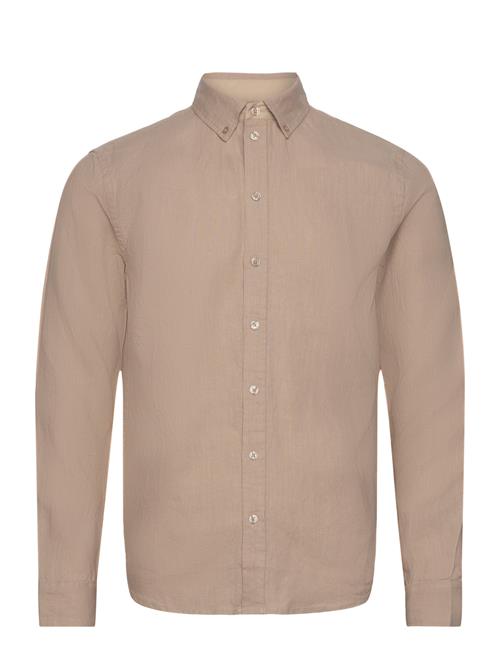 Mos Mosh Gallery Theo Linen Shirt Mos Mosh Gallery Beige