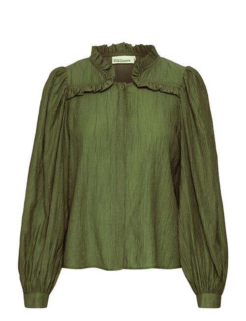 Se Karen By Simonsen Kayakb Blouse Karen By Simonsen Green ved Booztlet