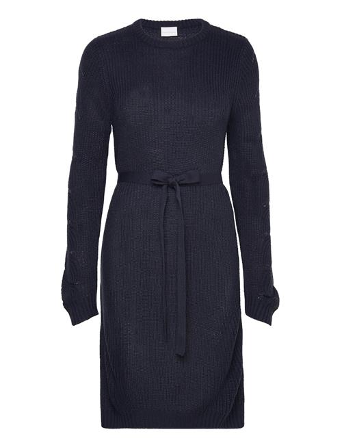 Mamalicious Mlnewlina O Neck L/S Knit Abk Dress Mamalicious Navy