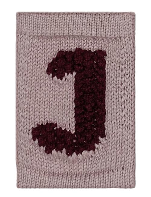 Knitted Letter J, Rose Smallstuff Pink