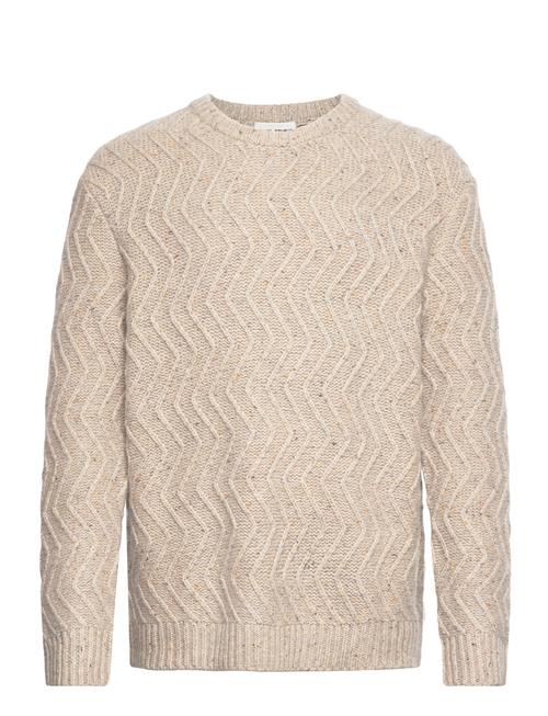 Enkel Studio Esflen Ls Crewneck Knit M Enkel Studio Cream