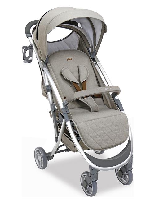 Se Asalvo Asalvo Pushchair Cotton, Beige Asalvo Beige ved Booztlet