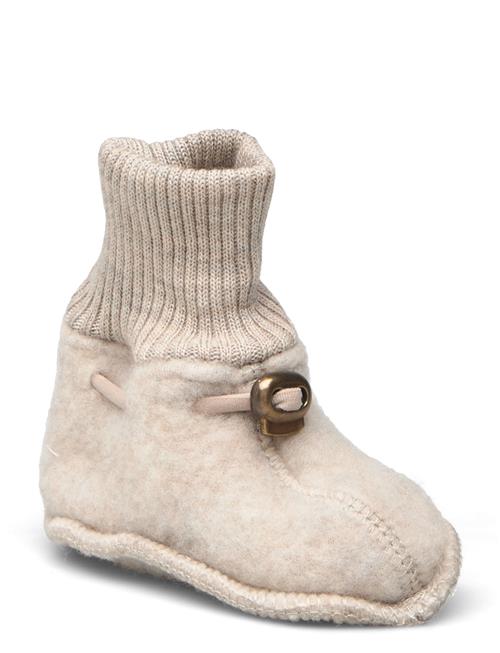 mikk-line Wool Footies Mikk-line Cream