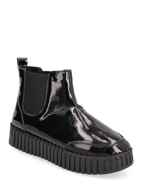 Ilse Jacobsen Ankel Boot, Gloss Ilse Jacobsen Black