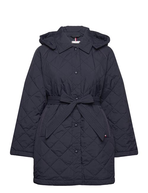 Tommy Hilfiger Quilted Lw Padded Coat Tommy Hilfiger Navy