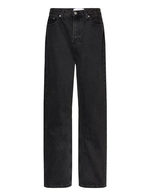 Se Calvin Klein Jeans High Rise Straight Calvin Klein Jeans Black ved Booztlet