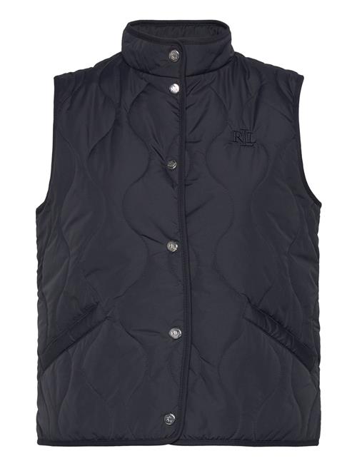 Lauren Ralph Lauren Onion-Quilted Mockneck Vest Lauren Ralph Lauren Navy