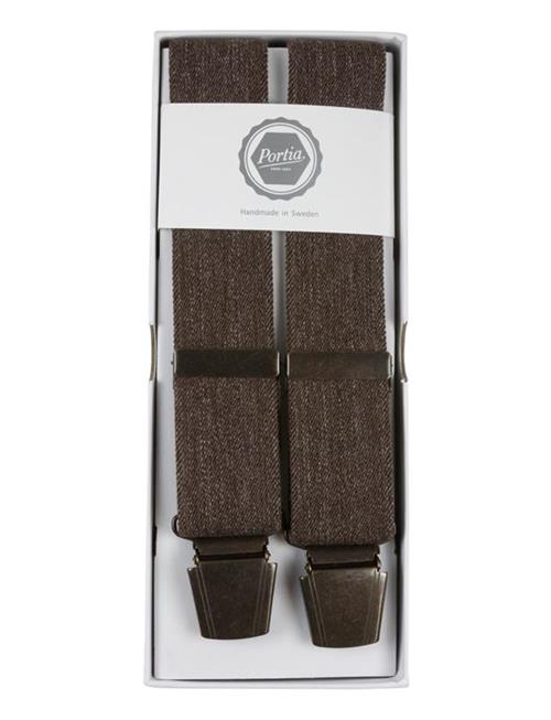 Melange Suspenders Portia 1924 Brown