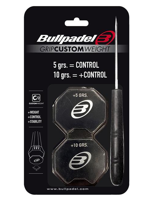 Se Bullpadel Gripweight 5/10G Bullpadel Black ved Booztlet