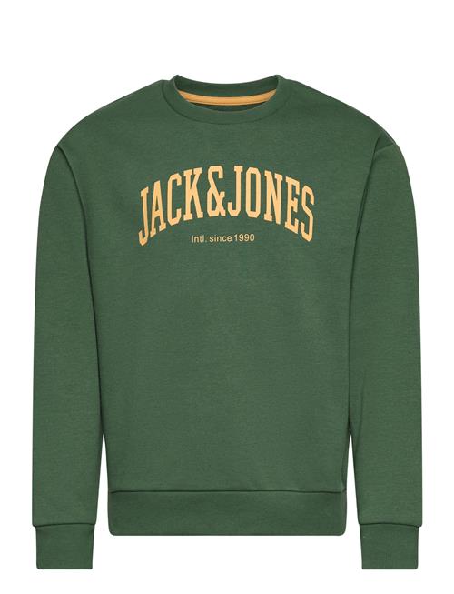 Jack & Jones Jjejosh Sweat Crew Neck Noos Jnr Jack & J S Green